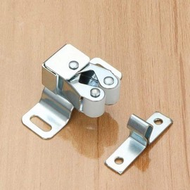Door Catches,CCUCKY Pack Of 8 Pieces Double Roller Strong Hold Cuboard Cabinet Door Catches-Zinc Alloy