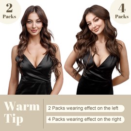 18 inch SEGO Tape in Hair Extensions 10PCS 100% Real Remy Human Hair Extension Straight Skin Weft Seamless (#1 Jet Black,25g)