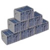 Zilink Upgraded Wardrobe Clothes Organizer with Support Board Clear Jeans