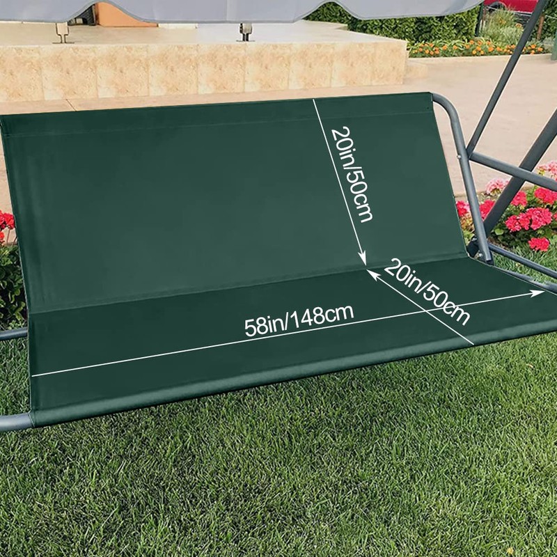 Replacement Swing Seat Cover for Garden Chair Outdoor 2 3