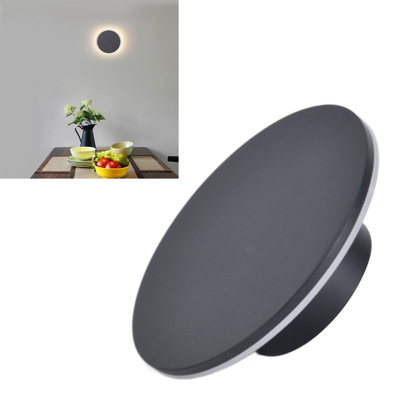 LED Wall Light Round Solar Eclipses Modern Simple Design 360