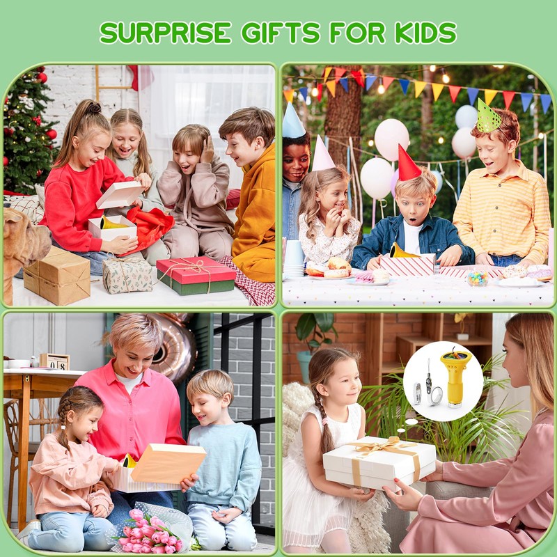 Microscope for Kids,Portable Microscope 2 Inch Screen Fixed Zoom-Educational Digital