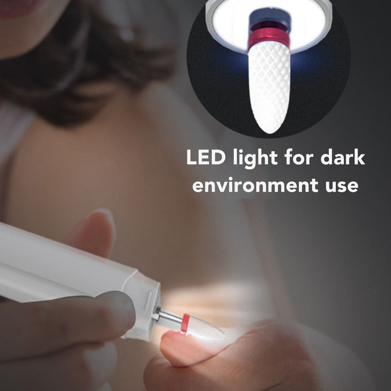 Electric Nail File Remove Dead Skin High Speed Rotating Nail