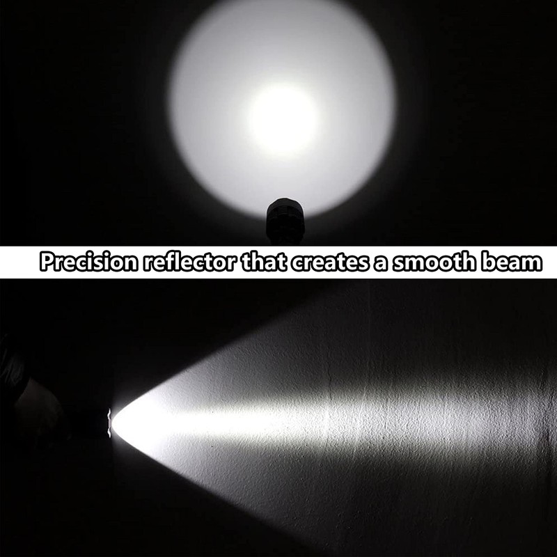 LUXNOVAQ [2 Pack] Flashlight Bulb, LED Replacement Bulbs Drop-in P60