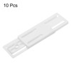 HARFINGTON 10pcs Adhesive Punch-Free Socket Holder, Power Strip Holder, Self-Adhesive