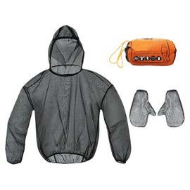Fly Resistant Clothing - Portable Net Coverage Fly Suit,Flexible Protective Breathable Camping Accessories for Men Outdoor Activities Adventures Travel Women Hiking Fishing Trips