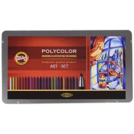 KOH-I-NOOR Polycolor Drawing Set with Coloured Leads