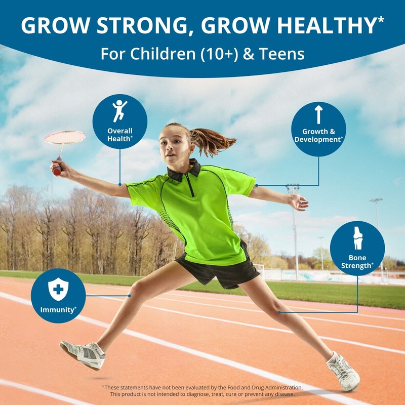 Grow Power Support Healthy Growth, Bone Strength & Immunity for