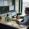 YioeKaa 5 in 1 Sticky Note Dispenser for Desk with