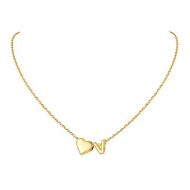 14K Gold Necklace for Women V Necklace Gifts for Women Small Gold Necklace for Women Mothers Day Christmas