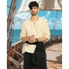 Verceco Men Pirate Costume Accessories Set for Women Bandana Headband