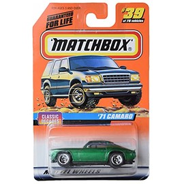 Matchbox '71 Camaro, Classic Decades #39 Green