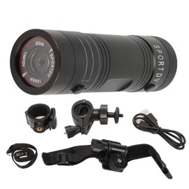 Fockety Motorcycle Helmet Camera, HD 1080P Sports Action Camera 120 Degree Wide Angle Waterproof Helmet Video Cam, Low Noise Compact Bike Sports Video Recorder with Mic for Windows, Skiing, Cycling