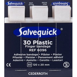 Cederroth Salve Fast Non-Sterile Plastic Finger Plasters 6 x Refill Digestive Enzymes 180