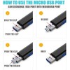 SD Card Reader, Dual Connector USB C Card Reader USB