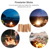 Operitacx 1set Kindling Wood Stick, Natural Flame Firelighters, Outdoor Fire