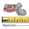 Love from Massachusetts Vintage State Magnet by Classic Magnets, Collectible