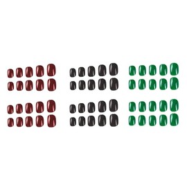 VIKIUIKI Instant Manicure - Easy Application Press On False Nails for Hassle-Free and Stylish Nail Designs (Short-A)