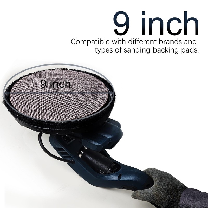 Faoyoon 9 Inch Sanding Disc Drywall Sandpaper, Dust Free Sanding
