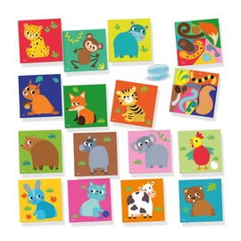 SES Creative 14403 My First-Sticking Animal Tails, Various