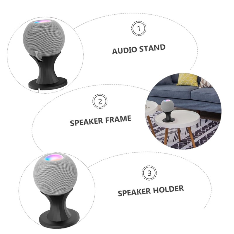 LABRIMP Tabletop Speaker Holder for Mini Practical Speaker Bracket with