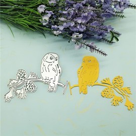 Owl Die Cuts Stencil, Metal Template Moulds Cutting Dies Cut Stencils for DIY Scrapbooking Photo Album Decorative Embossing Paper Dies for Card Making Templated (ZC364)