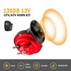 WeiSen 2 Pack UTV/ATV 12V Horn Kit with Rocker Switch