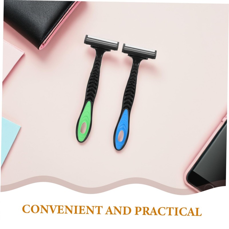 TOVINANNA 4pcs Portable Men's Grooming Razor Body Shaver for Sensitive