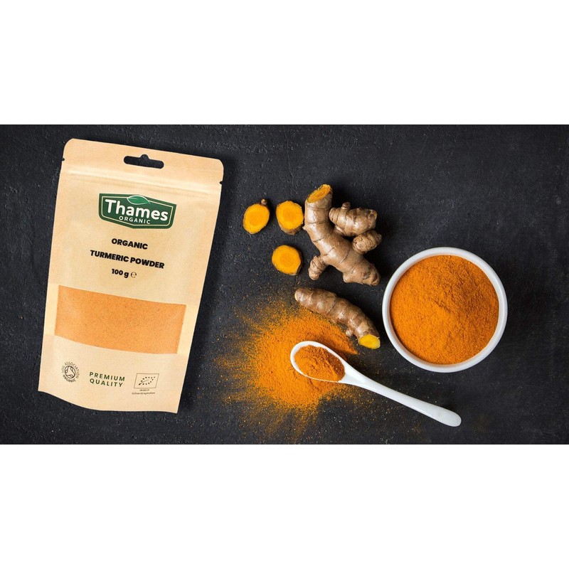 Organic Turmeric Powder - 100% Pure & Natural, No Additives,
