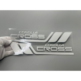 Corolla Cross Car Sticker Decal Sticker for Corolla Cloth ZSG10 ZVG11 ZVG15 10 Series and Other Vehicles Waterproof Sticker Side Dress Up 1 Left and Right Side Dress-Up 1 Piece Each Side Stylish Heat