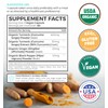 Organic Turmeric Ginger Black Pepper Supplement - High Potency Organic