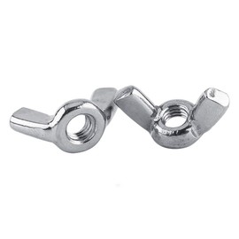 DIN315 Wing Nuts Butterfly Nuts Fastener Stainless Steel SS316 Nuts Supply M3 / M4 / M5 / M6 / M8 (M5) Pack of 10