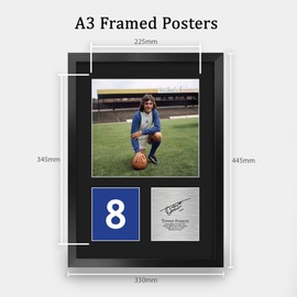 HWC Trading Trevor Francis Birmingham City Gifts Printed Signed Autograph Picture for Football Fans and Supporters - A3 Portrait Framed