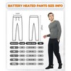 FERNIDA Heated Pants for Men and Women Fleece-Lined Heating Pant