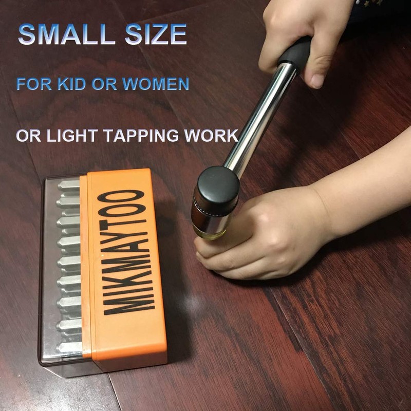 MIKMAYTOO Small Soft Mallet with 2 Head Tip for Kid