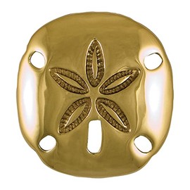 Sand Dollar Doorbell Ringer - Brass,