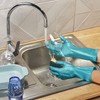 Spontex wash-ups, dishwashing gloves with anti-slip profile, optimal crockery control,