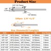 Sunxeke 100pcs 1/8" x 1/2" Stainless Steel Blind Rivets, 3.2