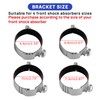 Leg Wind Deflector, PSLER Motorcycle Front Fork Wind Deflectors with