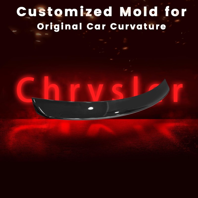 Spoiler for 2011-2023 Chrysler 300 Without Drilling ABS Rear Trunk