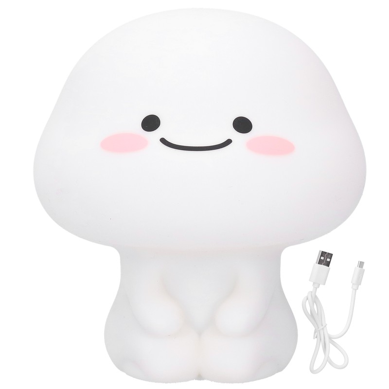 Silicone Night Light USB Charging Touch Sensing Timing Bedside Lamp