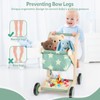 Asweets 2 in 1 Wooden Baby Walker Push and Pull