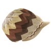 RW 100% Cotton Rasta Dreadlock Light Weight Beanie Visor (Khaki/Brown)
