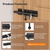 6.3 Inch Barrel Bolt Latch, Reinforced Slide Bolt Gate Latch,
