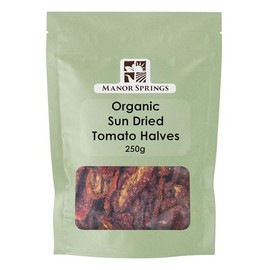 Organic Sun Dried Tomatoes Halves 250g by Manor Springs Organic