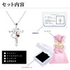 Sears p5257 Necklace, Cross Heart, Diamond & Birthstone, Silver, Silver,