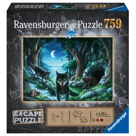 Ravensburger 16434 Curse of The Wolves 759 Piece Jigsaw Puzzle for Kids and Adults Ages 12 and Up - an Escape Room Experience in Puzzle Form
