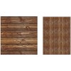 Iconikal Woodgrain Plastic Tablecloth Table Cover, Knotted Pine, 54 x