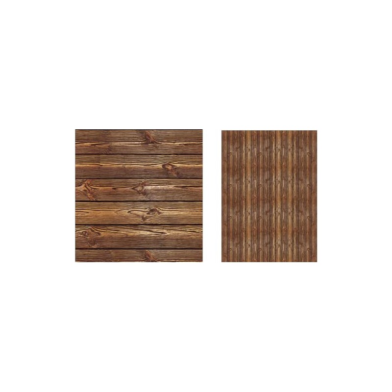 Iconikal Woodgrain Plastic Tablecloth Table Cover, Knotted Pine, 54 x