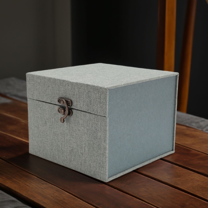 Ball Jointed Doll Head Storage Case Linen Fabric Protective Carrying